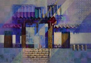 《風景譚(山門)》石塚亮(豊橋市)